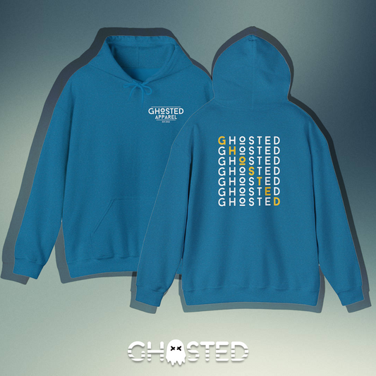 Diagonal Highlight Ghosted Hoodie