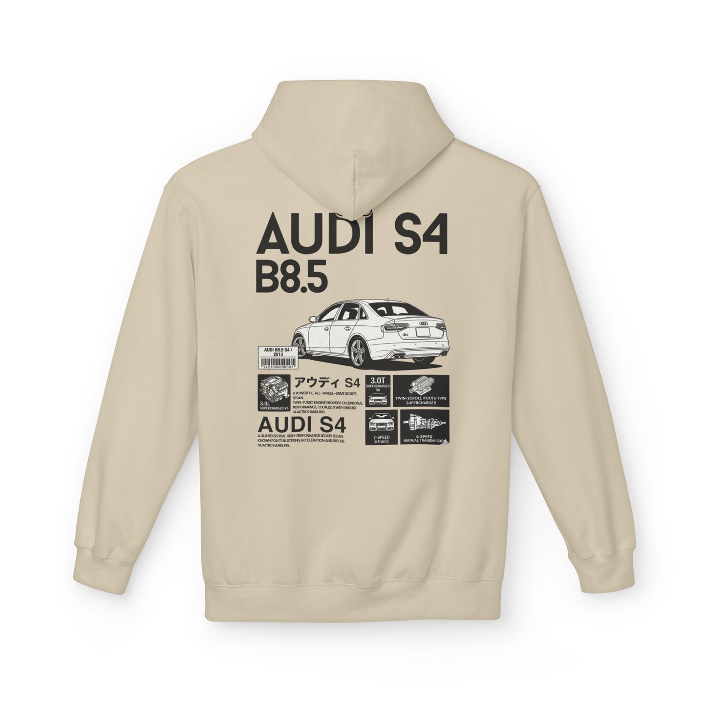 Audi S4 B8.5 Ghosted Hoodie