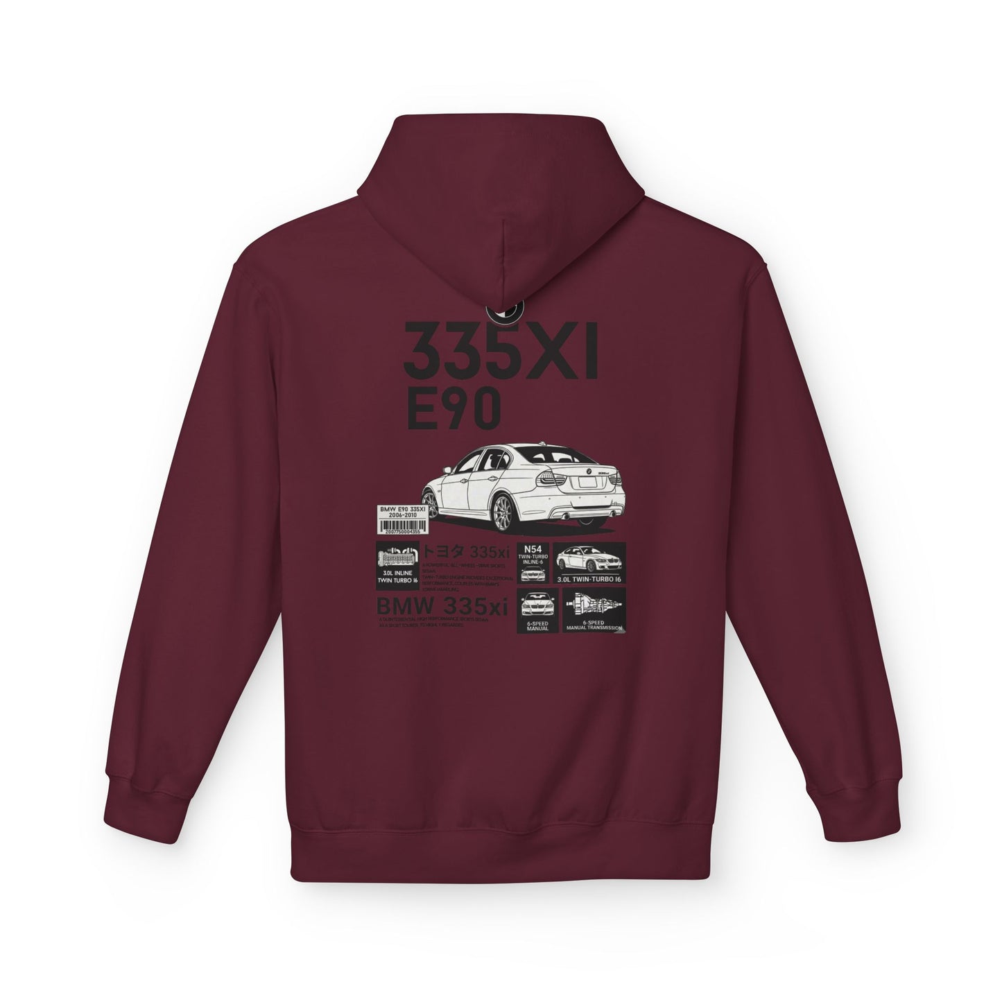 BMW E90 335XI Ghosted Hoodie