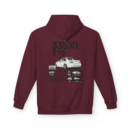 BMW E90 335XI Ghosted Hoodie
