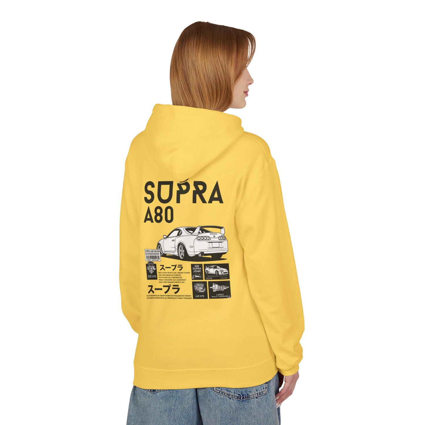 Toyota Supra A80 Ghosted Hoodie