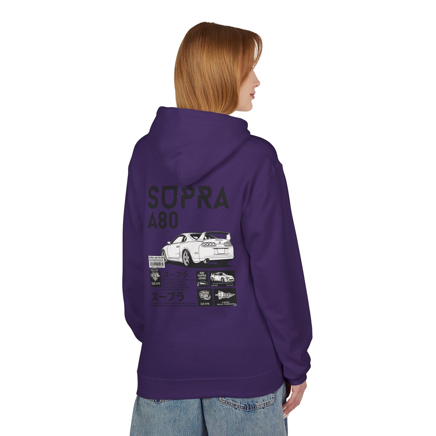 Toyota Supra A80 Ghosted Hoodie