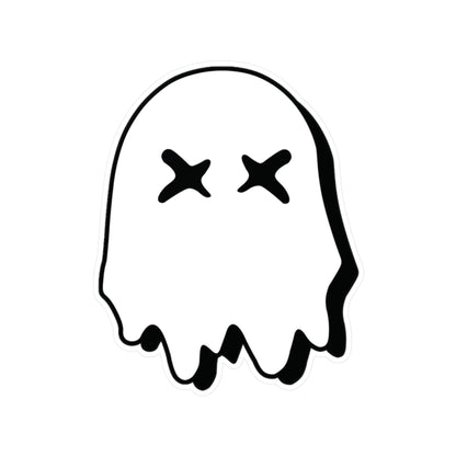 Ghosted Logo - White