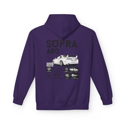 Toyota Supra A80 Ghosted Hoodie