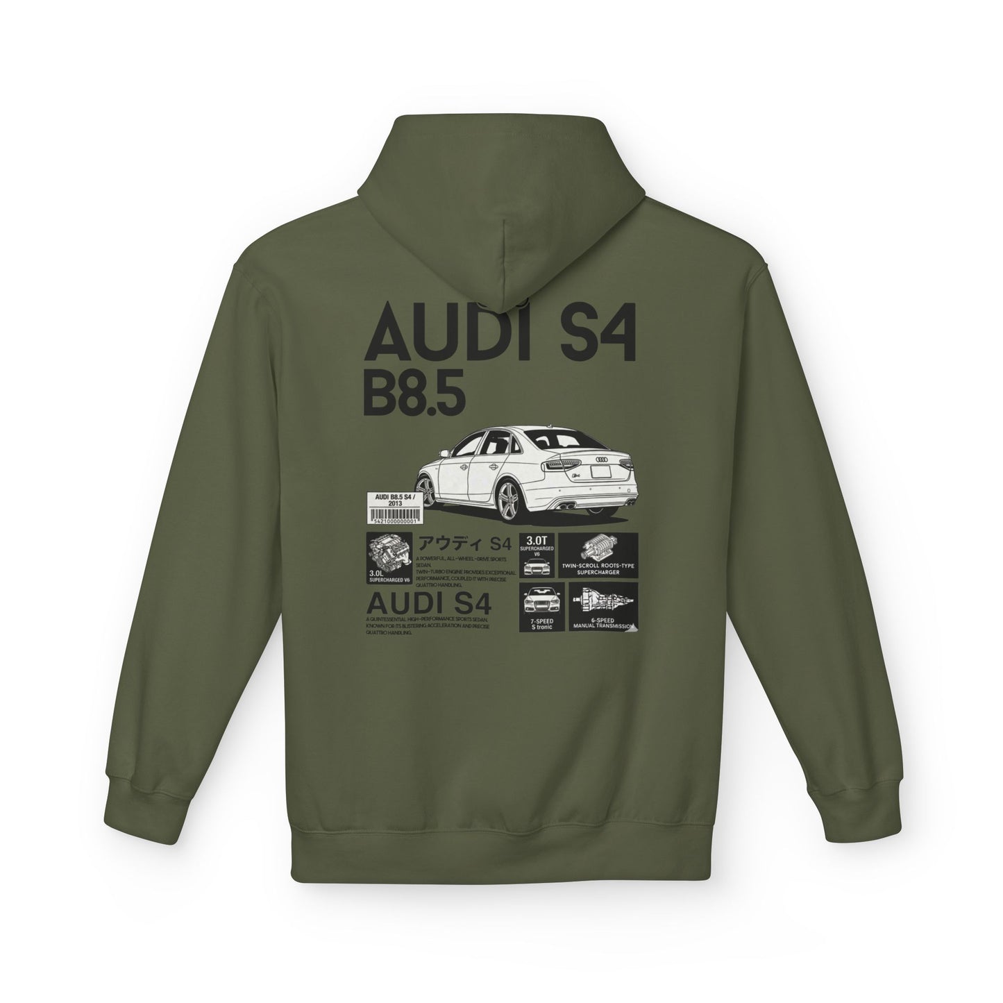 Audi S4 B8.5 Ghosted Hoodie
