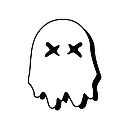Ghosted Logo - White