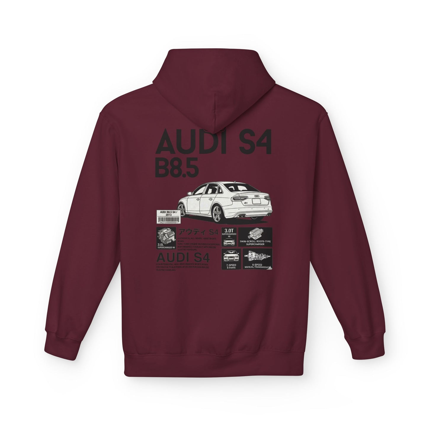 Audi S4 B8.5 Ghosted Hoodie