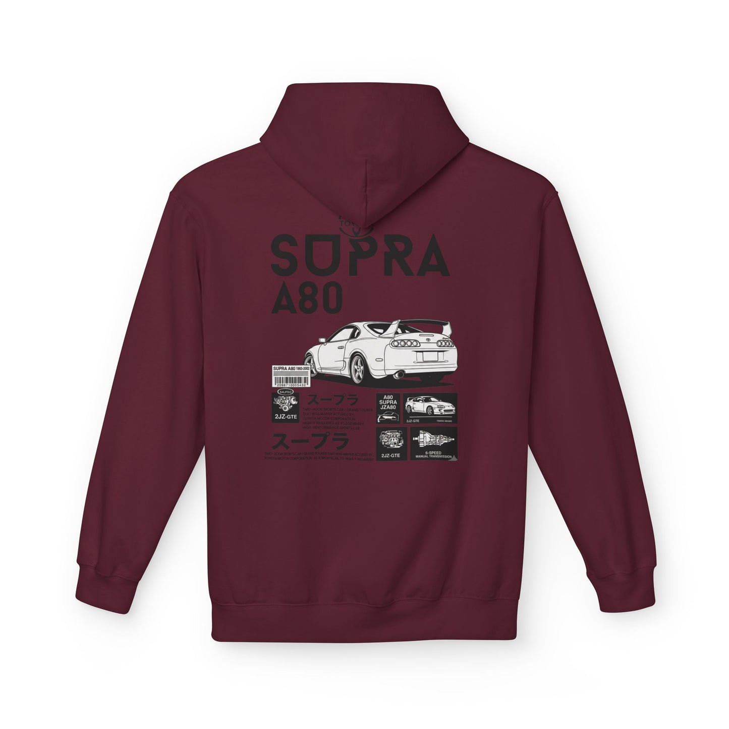 Toyota Supra A80 Ghosted Hoodie