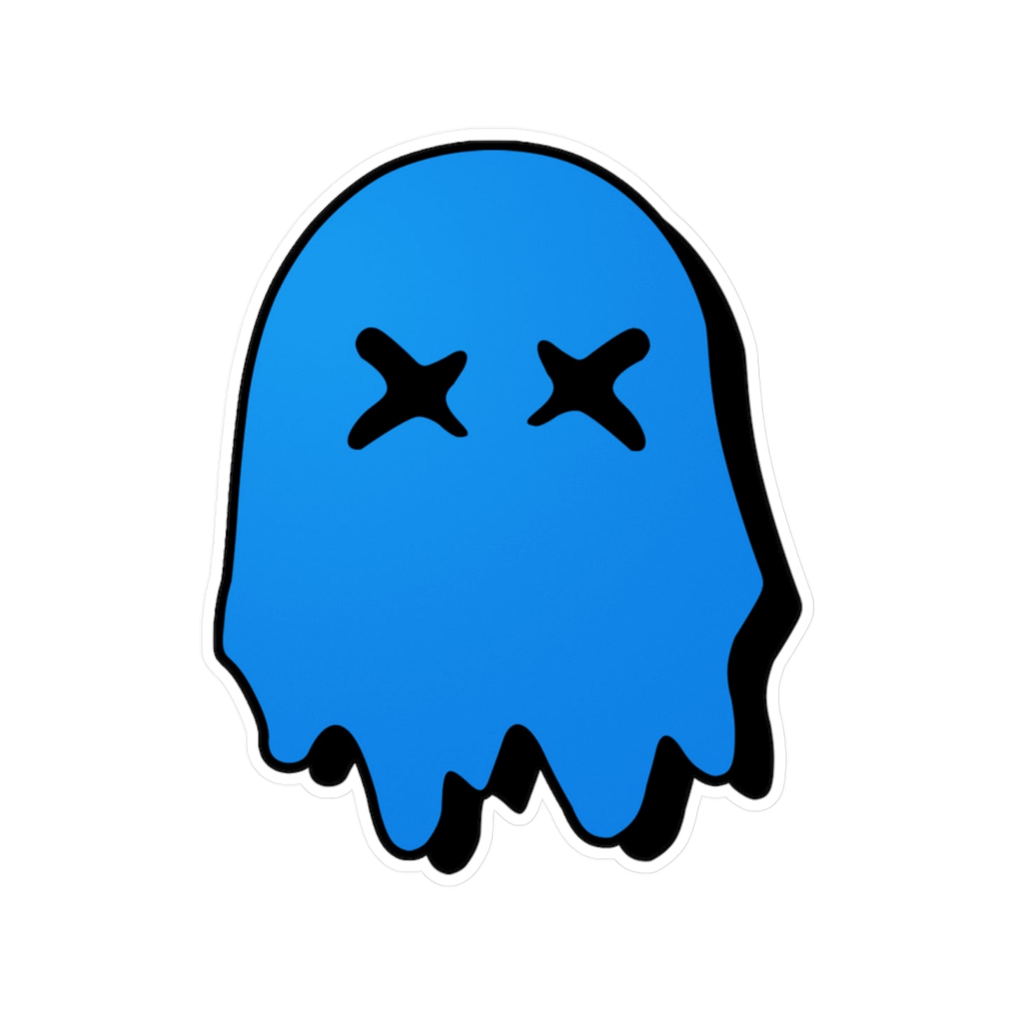 Ghosted Logo - Blue