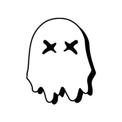 Ghosted Logo - White