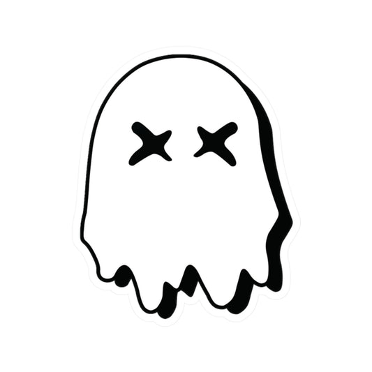 Ghosted Logo - White