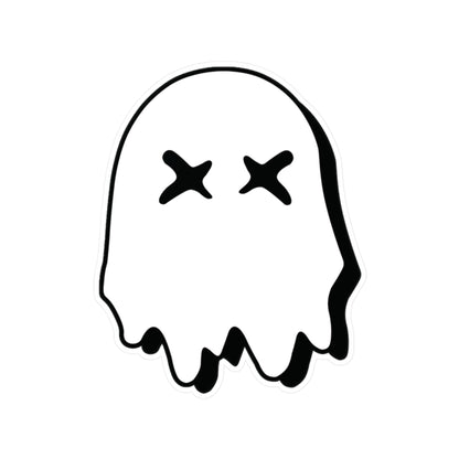 Ghosted Logo - White