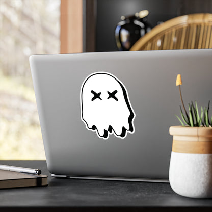 Ghosted Logo - White