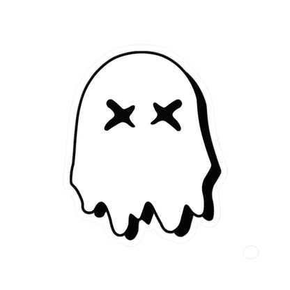 Ghosted Logo - White
