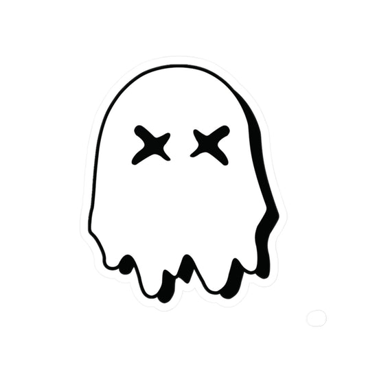 Ghosted Logo - White